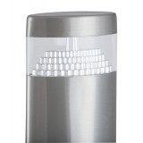 RABALUX 8143 | Detroit Rabalux podna svjetiljka 50cm UV odporna plastika 1x LED 450lm 4000K IP44 UV plemeniti čelik, čelik sivo