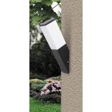 RABALUX 8337 | Bonn Rabalux zidna svjetiljka UV odporna plastika 1x E27 IP44 UV crno mat, bijelo