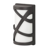 RABALUX 8767 | Durango Rabalux zidna svjetiljka UV odporna plastika 1x E27 IP54 UV antracit, bijelo