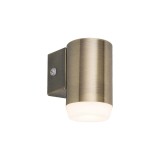 RABALUX 8937 | Catania-RA Rabalux zidna svjetiljka UV odporna plastika 1x LED 350lm 3000K IP44 UV bronca, bijelo