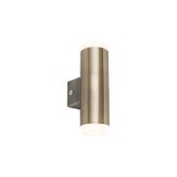 RABALUX 8939 | Catania-RA Rabalux zidna svjetiljka UV odporna plastika 2x LED 700lm 3000K IP44 UV bronca, bijelo