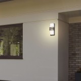 RABALUX 8940 | Rodez Rabalux zidna svjetiljka UV odporna plastika 1x LED 800lm 4000K IP44 UV antracit siva, bijelo