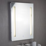 SEARCHLIGHT 7450 | MirrorS Searchlight zidna svjetiljka sa dodirnim prekidačem 2x G13 / T8 1450lm 4000K IP44 srebrno, zrcalo