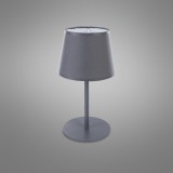 TK LIGHTING 2934 | Maja-TK Tk Lighting stolna svjetiljka 36cm s prekidačem 1x E27 sivo