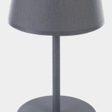TK LIGHTING 2934 | Maja-TK Tk Lighting stolna svjetiljka 36cm s prekidačem 1x E27 sivo