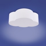 TK LIGHTING 4228 | Cloud Tk Lighting stropne svjetiljke svjetiljka 2x E27 bijelo