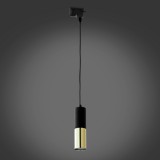TK LIGHTING 4403 | Tracer Tk Lighting visilice svjetiljka 1x GU10 crno, krom