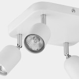 TK LIGHTING 4414 | Top-TK Tk Lighting spot svjetiljka elementi koji se mogu okretati 4x GU10 bijelo, krom