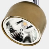 TK LIGHTING 4493 | Tracer Tk Lighting spot svjetiljka elementi koji se mogu okretati 1x GU10 / AR111 zlatno, crno