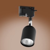 TK LIGHTING 4498 | Tracer Tk Lighting element sustava spot svjetiljka elementi koji se mogu okretati 1x GU10 crno, krom