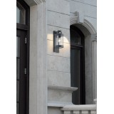 TRIO 204160142 | Sambesi Trio zidna svjetiljka svjetlosni senzor - sumračni prekidač 1x E27 IP44 antracit, prozirno
