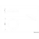 TRIO R60501031 | Camaro Trio stropne svjetiljke svjetiljka 1x E27 IP54 bijelo mat