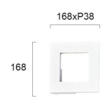VIOKEF 4158500 | Santorini Viokef zidna svjetiljka 1x LED 510lm 3000K bijelo