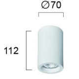 VIOKEF 4160200 | Phenix Viokef zidna svjetiljka može se bojati 1x GU10 bijelo