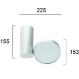 VIOKEF 4208200 | Lotus-VI Viokef zidna, stropne svjetiljke svjetiljka elementi koji se mogu okretati 1x LED 1368lm 3000K bijelo