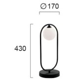 VIOKEF 4208800 | Fancy Viokef zidna, stropne svjetiljke svjetiljka 1x G9 crno, bijelo
