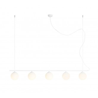 ALDEX 1006F | Beryl Aldex visilice svjetiljka 5x E14 bijelo, opal
