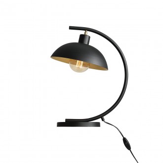 ALDEX 1036B1 | Espace Aldex stolna svjetiljka 40cm s prekidačem elementi koji se mogu okretati 1x E27 crno, bijelo, zlatno