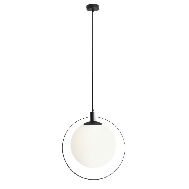 ALDEX 1049G1 | Aura-AL Aldex visilice svjetiljka 1x E27 crno, opal