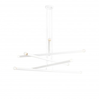 ALDEX 1072M | Tubo-AL Aldex visilice svjetiljka šipka 10x E14 bijelo