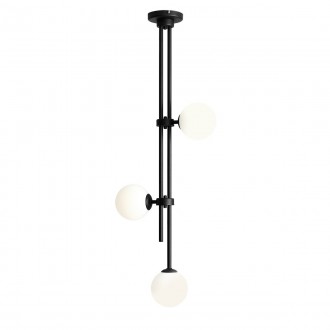 ALDEX 1073PL_E1 | Harmony-AL Aldex visilice svjetiljka 3x E14 crno, opal