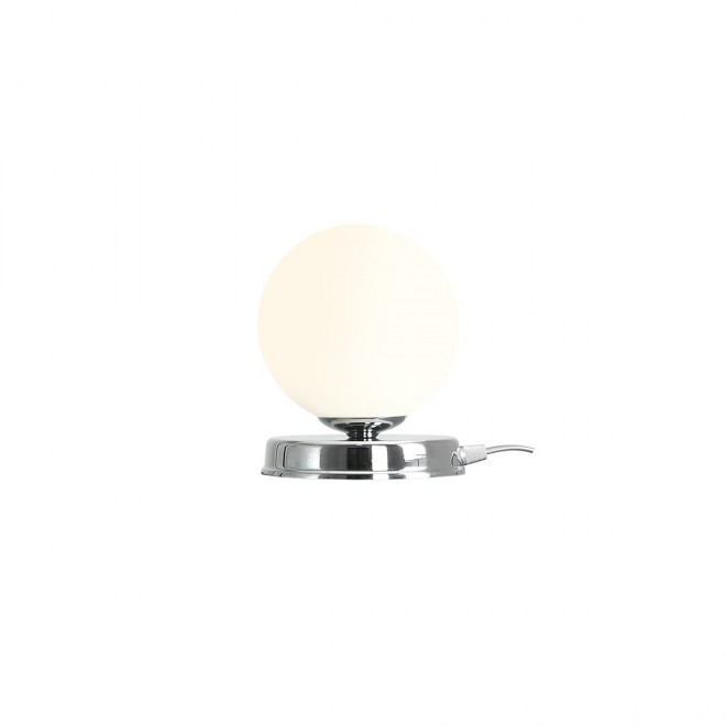 ALDEX 1076B4_S | Ball-AL Aldex stolna svjetiljka kuglasta 17cm sa prekidačem na kablu 1x E14 krom, opal