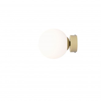 ALDEX 1076C12_S | Ball-AL Aldex zidna svjetiljka kuglasta 1x E14 pistacija, opal