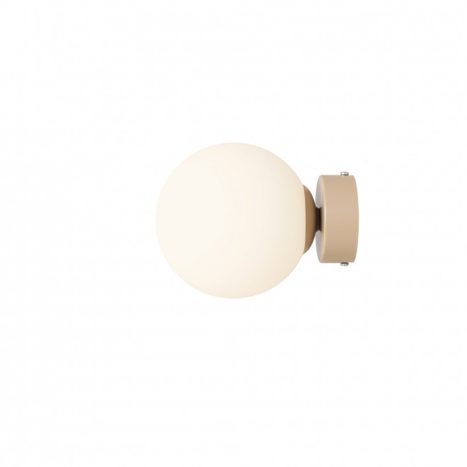 ALDEX 1076C17_S | Ball-AL Aldex zidna svjetiljka kuglasta 1x E14 bež, opal