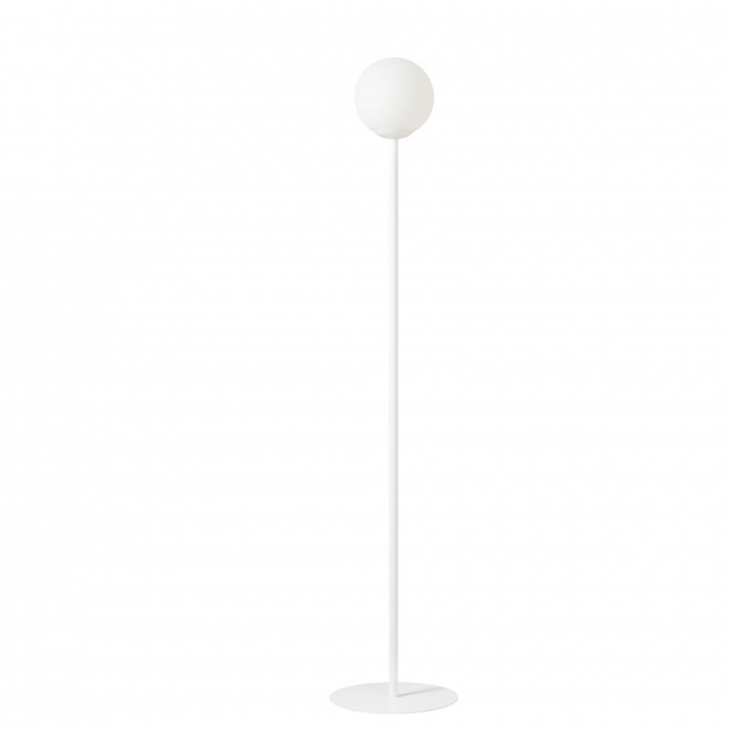ALDEX 1080A | Pinne Aldex podna svjetiljka 162cm s prekidačem 1x E27 bijelo, opal