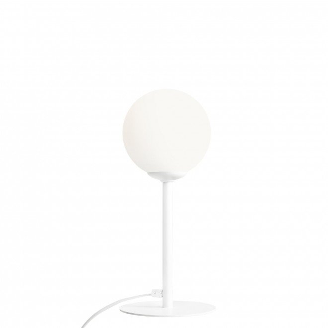 ALDEX 1080B | Pinne Aldex stolna svjetiljka 35cm s prekidačem 1x E14 bijelo, opal