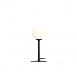 ALDEX 1080B1 | Pinne Aldex stolna svjetiljka 35cm sa prekidačem na kablu 1x E14 crno, opal