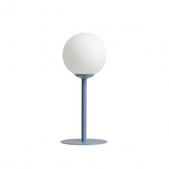 ALDEX 1080B16 | Pinne Aldex stolna svjetiljka 35cm sa prekidačem na kablu 1x E14 pastel plava, opal