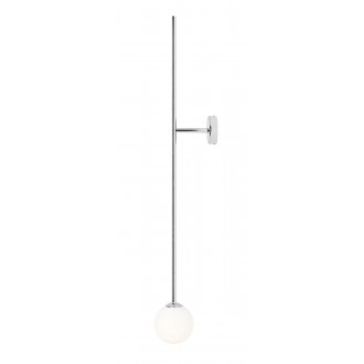 ALDEX 1080C4 | Pinne Aldex zidna svjetiljka 1x E14 krom, opal