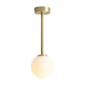 ALDEX 1080PL_G40_S | Pinne Aldex stropne svjetiljke svjetiljka 1x E14 mesing, opal