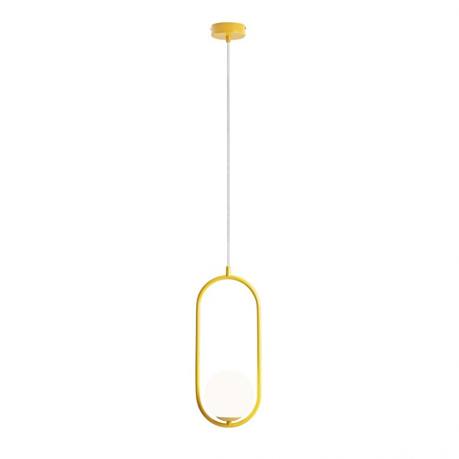 ALDEX 1086G14 | Riva-AL Aldex visilice svjetiljka 1x E14 žuto, opal