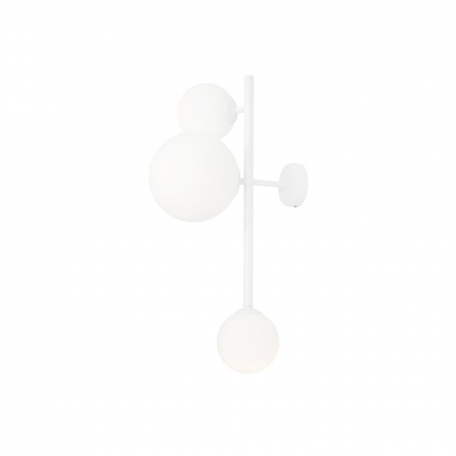 ALDEX 1092Y | Dione-AL Aldex zidna svjetiljka 1x E27 + 2x E14 bijelo, opal