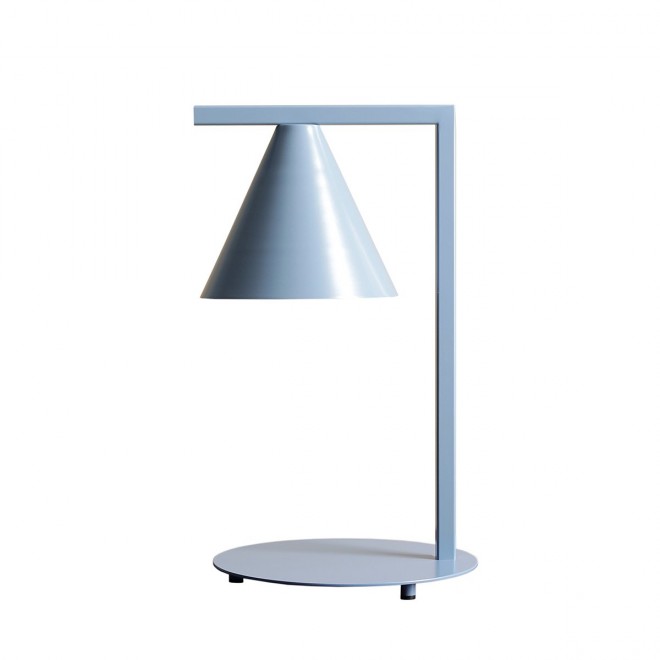 ALDEX 1108B16 | Form-AL Aldex stolna svjetiljka 40cm s prekidačem 1x E14 pastel plava, bijelo