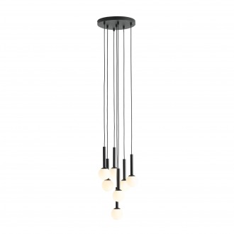 ALDEX 1117T1 | Riu Aldex visilice svjetiljka 7x G9 crno, opal