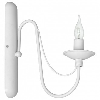 ALDEX 397C | Roza Aldex zidna svjetiljka 1x E14 bijelo