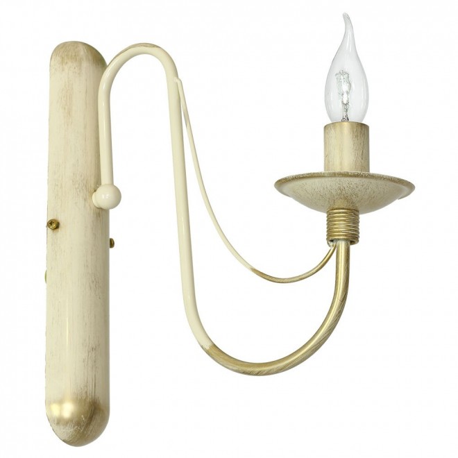 ALDEX 397C9 | Roza Aldex zidna svjetiljka 1x E14 krem