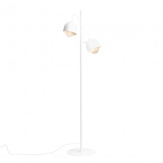 ALDEX 976A | Beryl Aldex podna svjetiljka 161cm s prekidačem elementi koji se mogu okretati 2x E27 bijelo