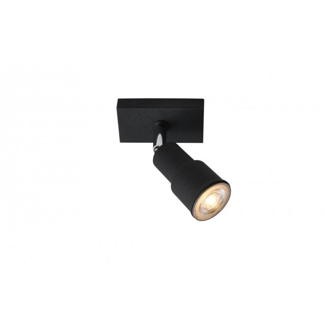 ALDEX 985PL_G1 | Aspo Aldex spot svjetiljka elementi koji se mogu okretati 1x GU10 crno, krom