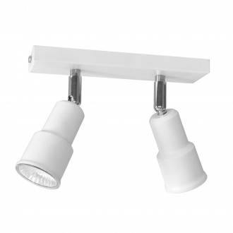ALDEX 985PL_H | Aspo Aldex spot svjetiljka elementi koji se mogu okretati 2x GU10 bijelo, krom