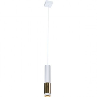 AMPLEX 8363 | Kavos Amplex visilice svjetiljka 1x GU10 bijelo, sjajni zlatni bakar