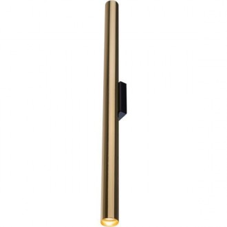 AMPLEX 8877 | Akadi Amplex zidna svjetiljka 2x GU10 / MR11 crno, sjajni zlatni bakar