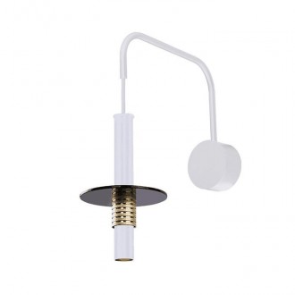 AMPLEX 8929 | Alvito Amplex zidna svjetiljka 1x GU10 / MR11 bijelo, crno, sjajni zlatni bakar