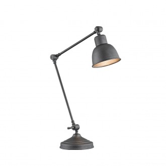 ARGON 3195 | Eufrat Argon stolna svjetiljka 45cm sa prekidačem na kablu elementi koji se mogu okretati 1x E27 antracit