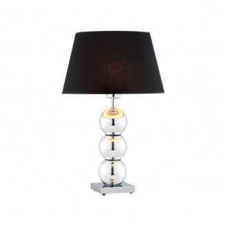 ARGON 3622 | Fudzi Argon stolna svjetiljka 55cm sa prekidačem na kablu 1x E27 krom, crno