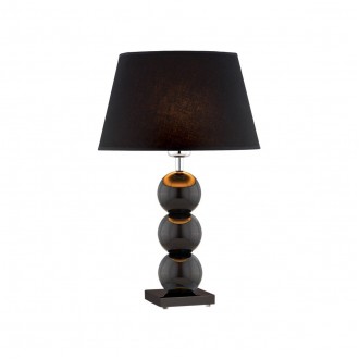 ARGON 3623 | Fudzi Argon stolna svjetiljka 55cm sa prekidačem na kablu 1x E27 crno, krom