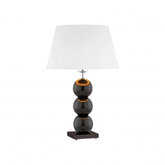 ARGON 4058 | Fudzi Argon stolna svjetiljka 55cm sa prekidačem na kablu 1x E27 crno, krom, bijelo